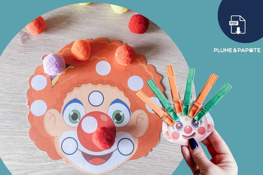 Jeux éducatifs pour apprendre les couleurs : 2 activités ludiques avec des clowns