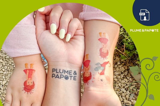 Tatouages éphémères Plume & Papote : le DIY de l'été