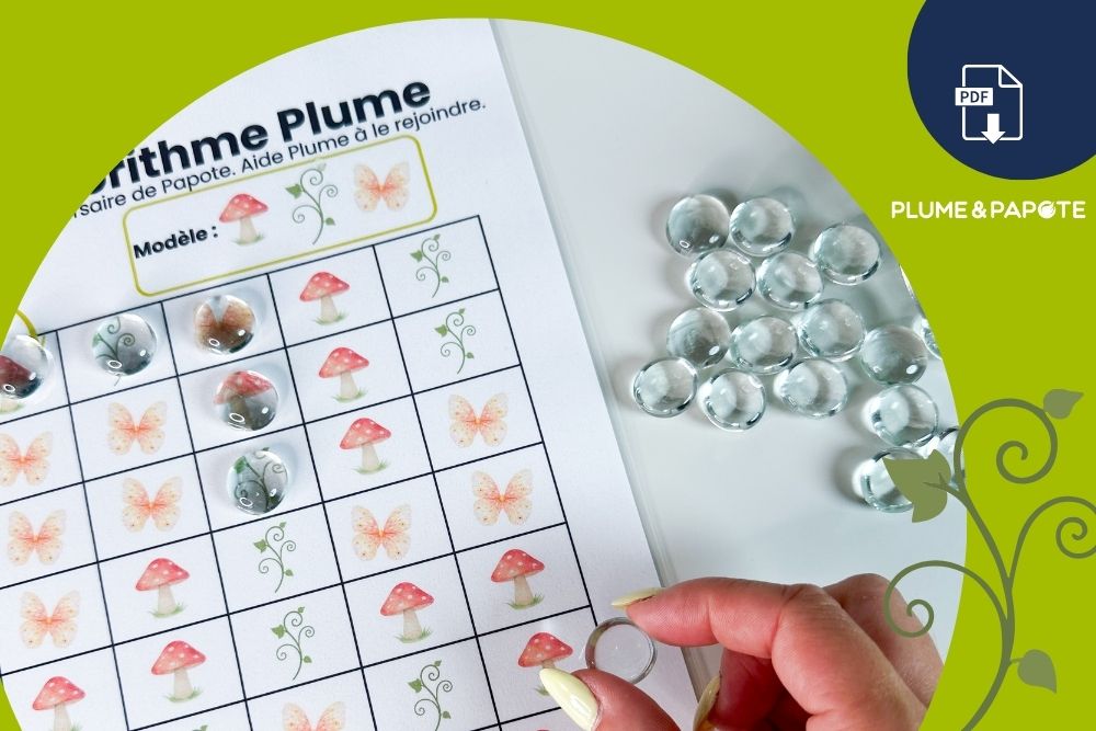 Activité algorithme à imprimer : aide Plume à traverser