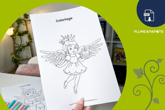 Coloriages à imprimer gratuits : la collection Plume&Papote