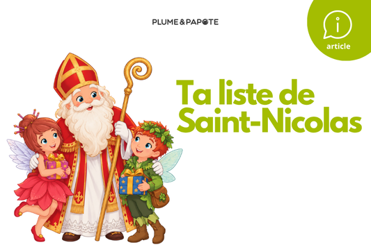 Mini catalogue Plume & Papote pour la Saint-Nicolas