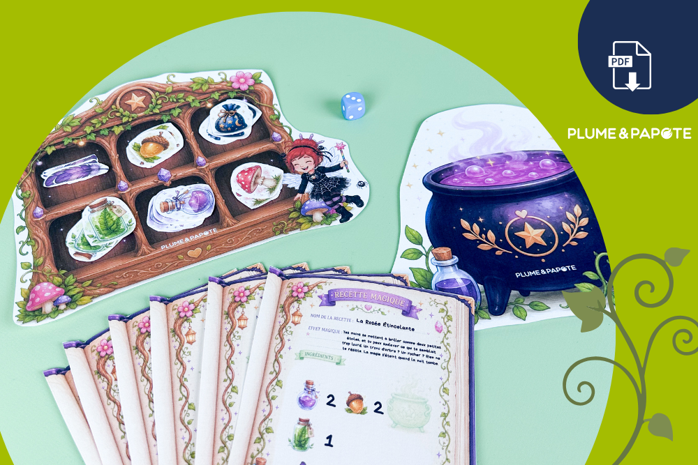Activité comptage à imprimer : la fabrique de potions