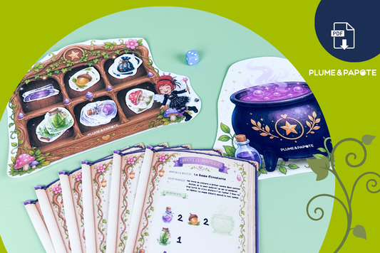 Activité comptage à imprimer : la fabrique de potions